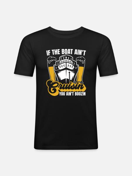 Cruise Funny - Men's Slim Fit T-Shirt - black