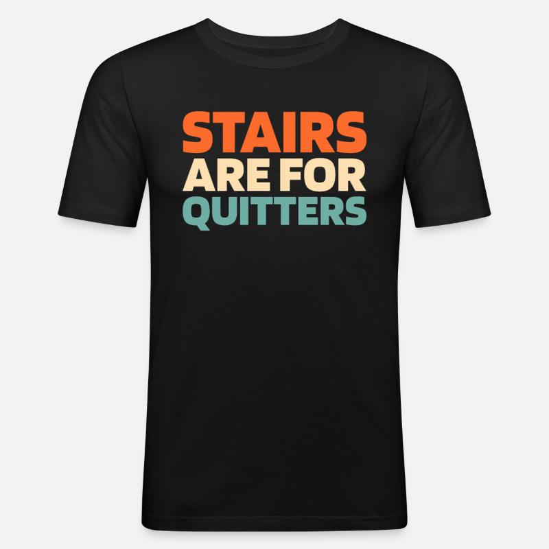 Elevator Elevator - Men's Slim Fit T-Shirt - black
