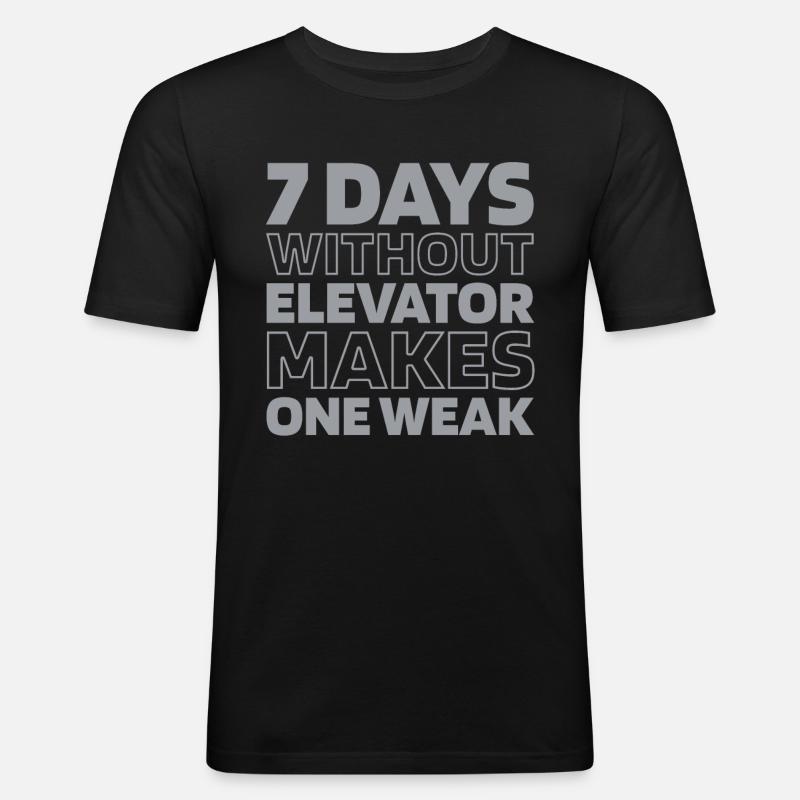 Elevator Elevator - Men's Slim Fit T-Shirt - black