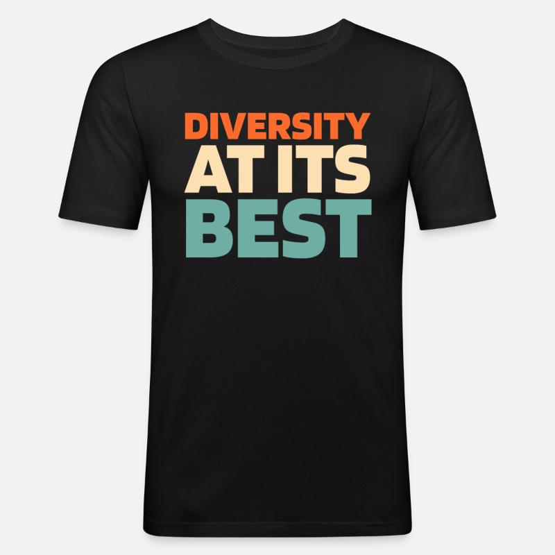 Sauerteig Brot - Männer Slim Fit T-Shirt - Schwarz