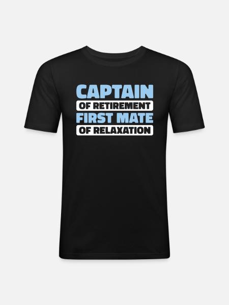 Cruise Retraite - T-shirt près du corps Homme - noir