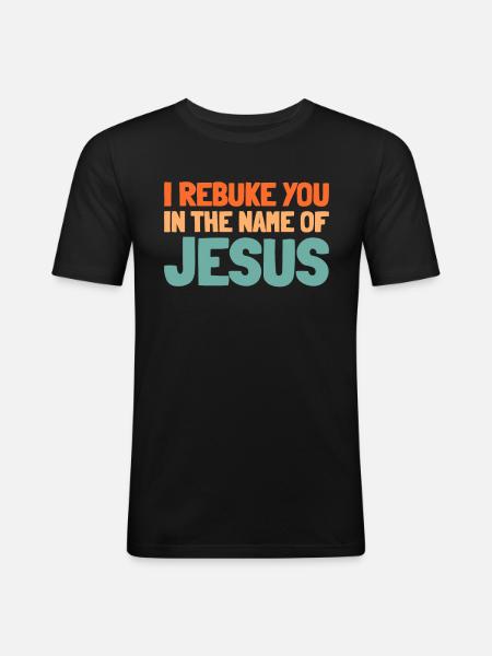 Christian Christianity - Men's Slim Fit T-Shirt - black