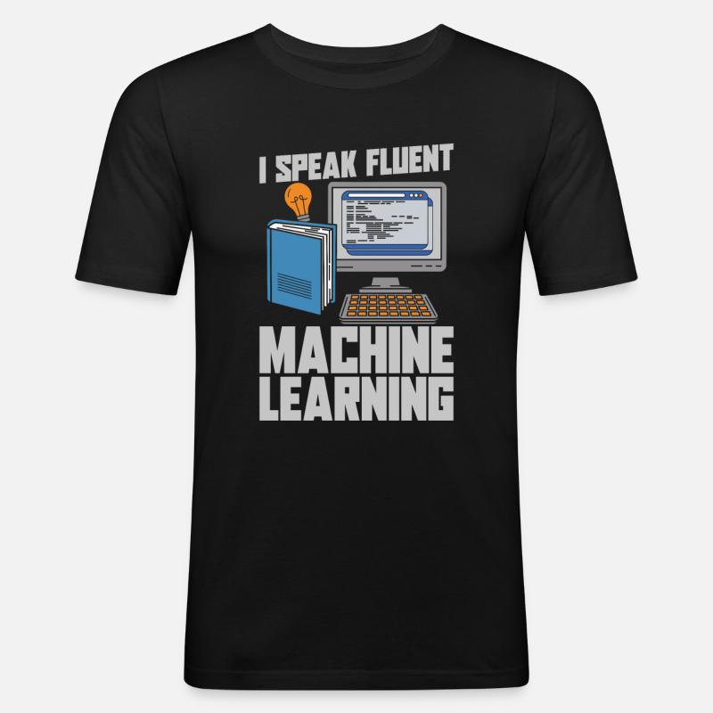 Data Science Data Analyst - Männer Slim Fit T-Shirt - Schwarz
