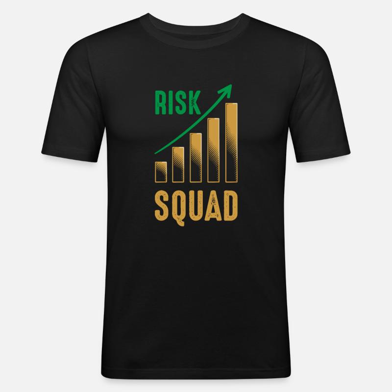 Aktuar Kader - Männer Slim Fit T-Shirt - Schwarz