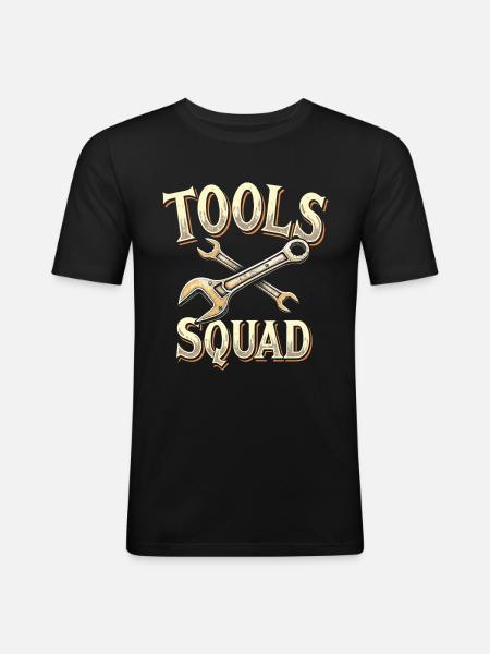 Fitter Squad - Men's Slim Fit T-Shirt - black