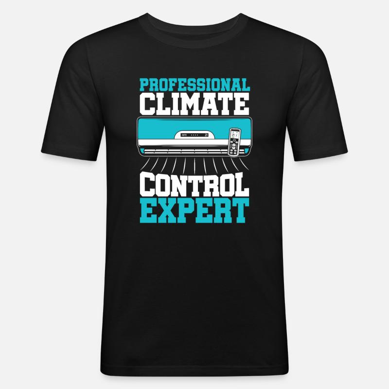 Hlk Techniker - Männer Slim Fit T-Shirt - Schwarz