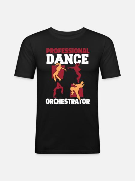 Choreograph - Männer Slim Fit T-Shirt - Schwarz