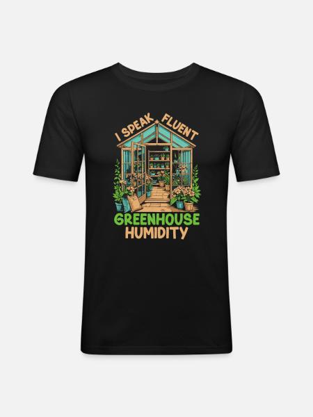 Greenhouse Manager - Men's Slim Fit T-Shirt - black