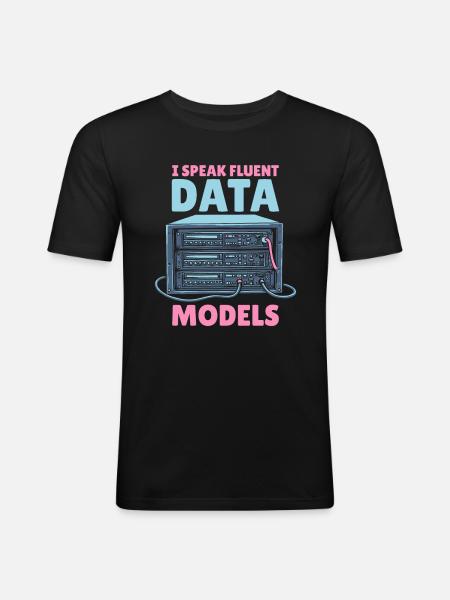 Database Architect - Men's Slim Fit T-Shirt - black