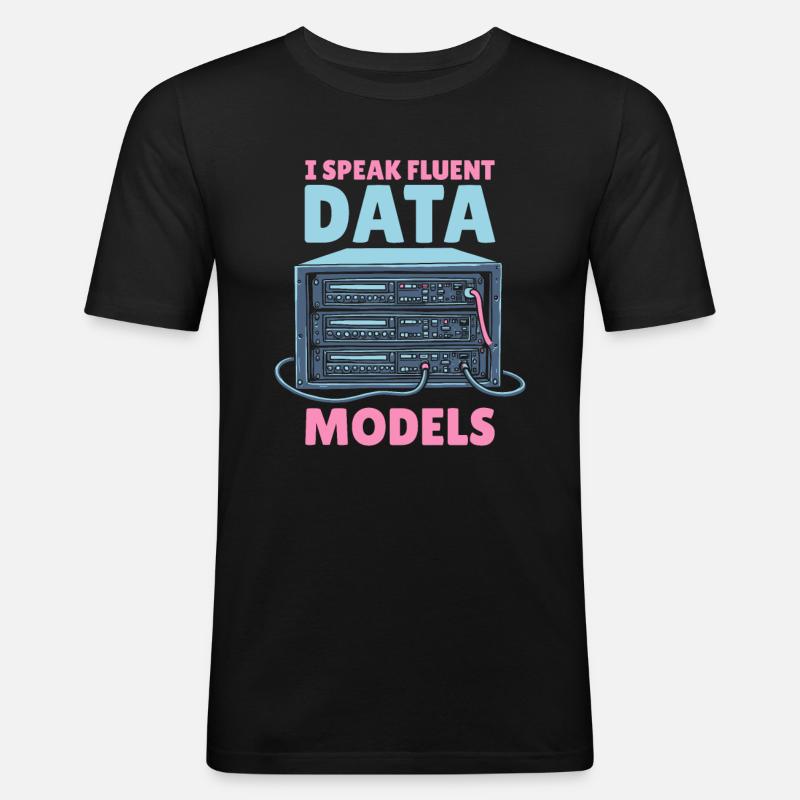 Database Architect - Men's Slim Fit T-Shirt - black