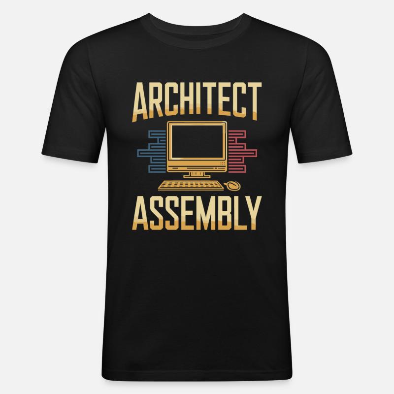 Database Architect Team - Men's Slim Fit T-Shirt - black