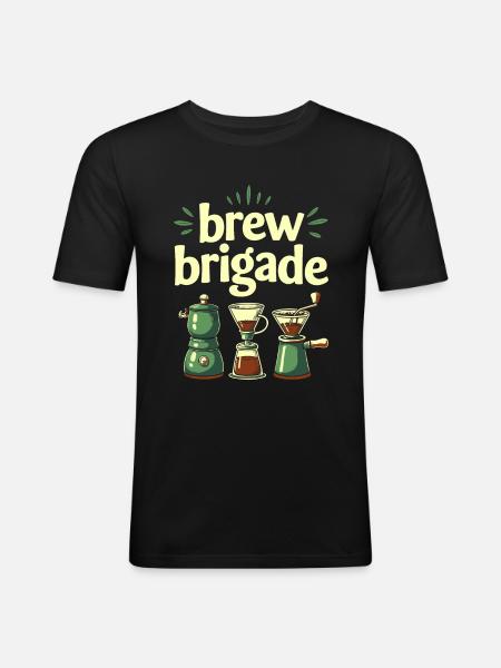 Barista Team - Men's Slim Fit T-Shirt - black