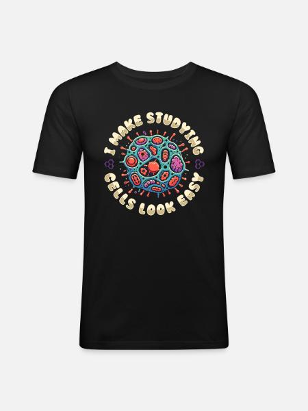 Biochemist - Men's Slim Fit T-Shirt - black
