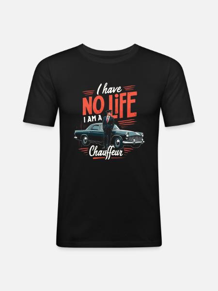 Chauffeur - Men's Slim Fit T-Shirt - black