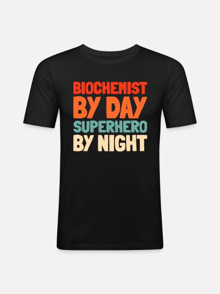Biochemist - Men's Slim Fit T-Shirt - black