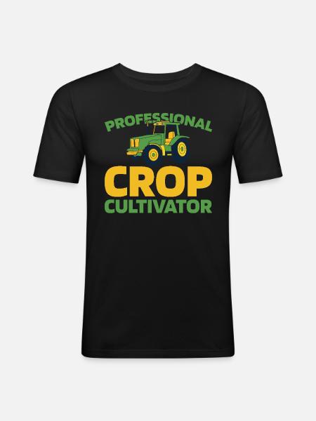 Farmer Farmer - Men's Slim Fit T-Shirt - black