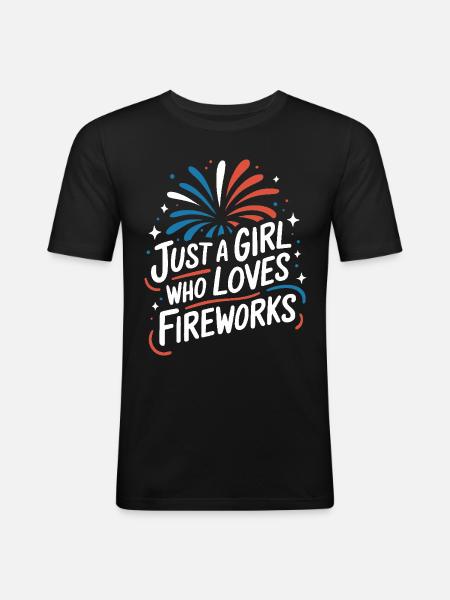 Pyrotechnics Fireworks Pyrotechnics - Men's Slim Fit T-Shirt - black