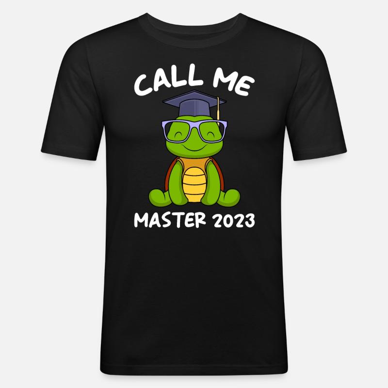 Appelez-moi Master 2023 Master - T-shirt près du corps Homme - noir