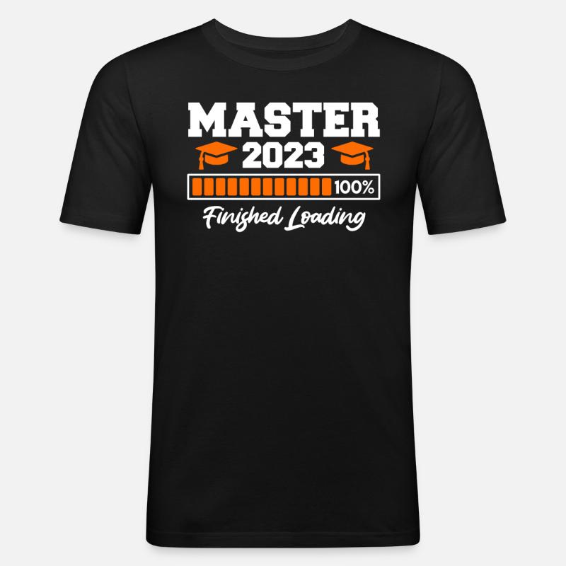 Master 2023 Master - T-shirt près du corps Homme - noir