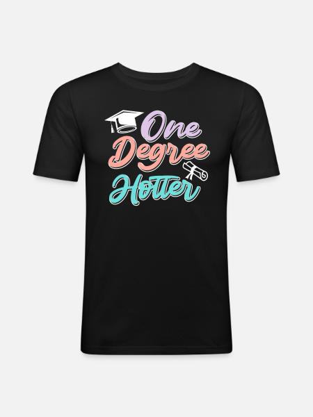 Un baccalauréat chaud - T-shirt près du corps Homme - noir