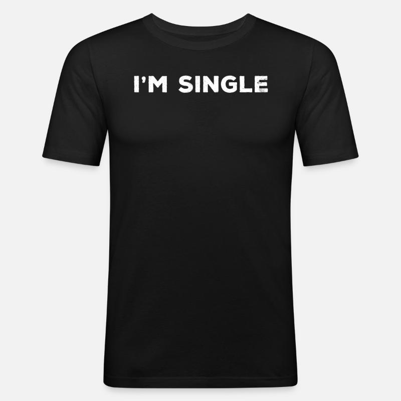 Spring Break Summer Vacation I'm Single Party - Men's Slim Fit T-Shirt - black
