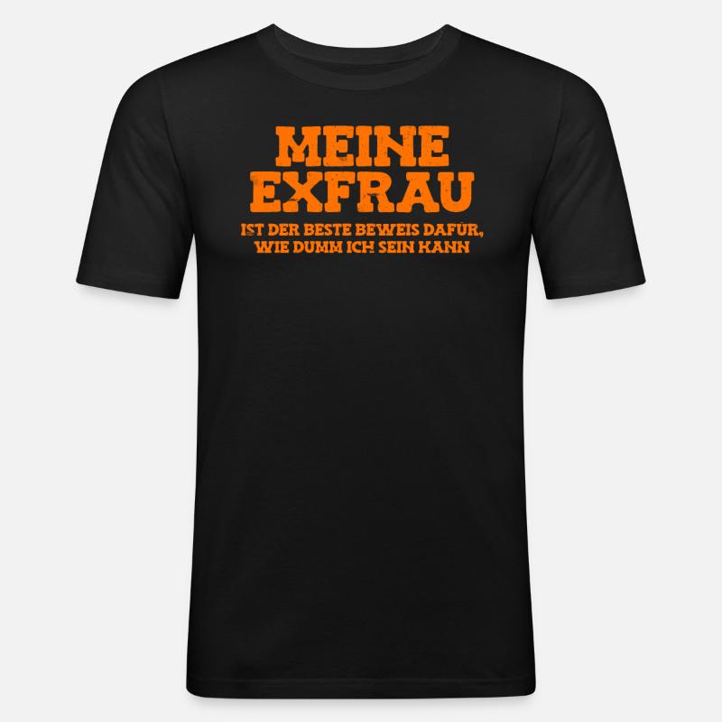 Scheidungsparty Finally Divorced Scheidung - Männer Slim Fit T-Shirt - Schwarz