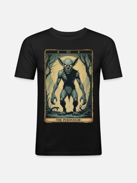 The Pukwudgie Mythological Creatures - Men's Slim Fit T-Shirt - black