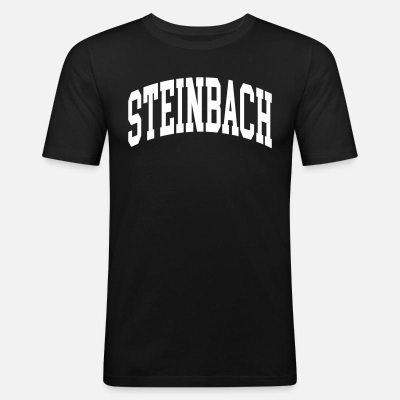 Steinbach - Männer Slim Fit T-Shirt - Schwarz