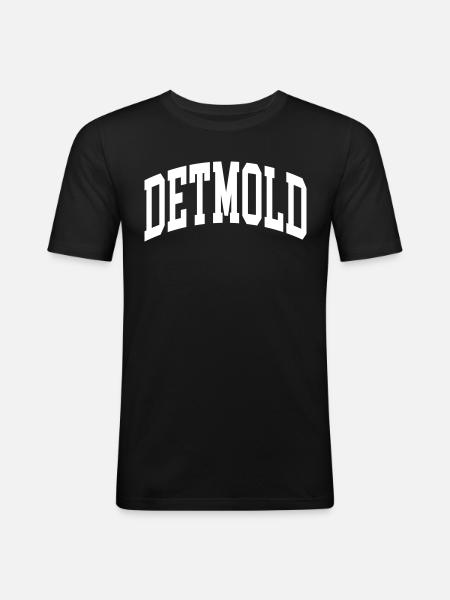Detmold - Men's Slim Fit T-Shirt - black