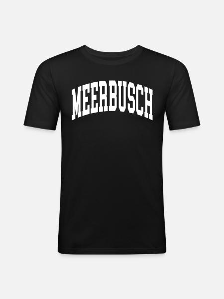 Meerbusch - Men's Slim Fit T-Shirt - black