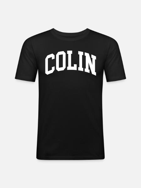 Colin - Men's Slim Fit T-Shirt - black