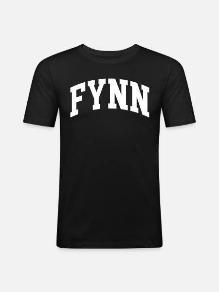 Fynn - Men's Slim Fit T-Shirt - black