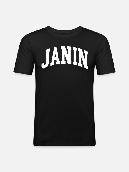 Janin - Men's Slim Fit T-Shirt - black