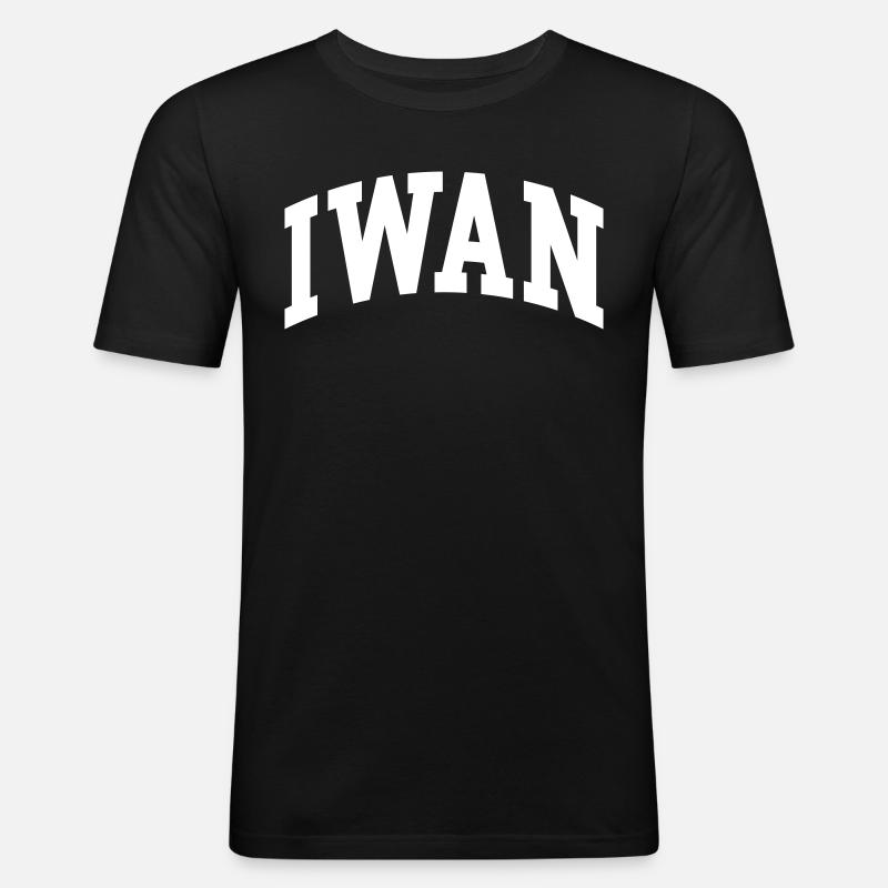 Ivan - Men's Slim Fit T-Shirt - black