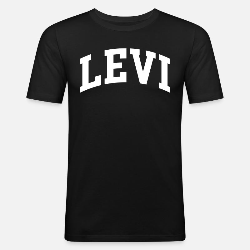 Levi - Männer Slim Fit T-Shirt - Schwarz