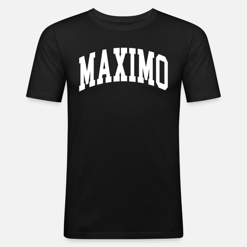 Maximo - Men's Slim Fit T-Shirt - black