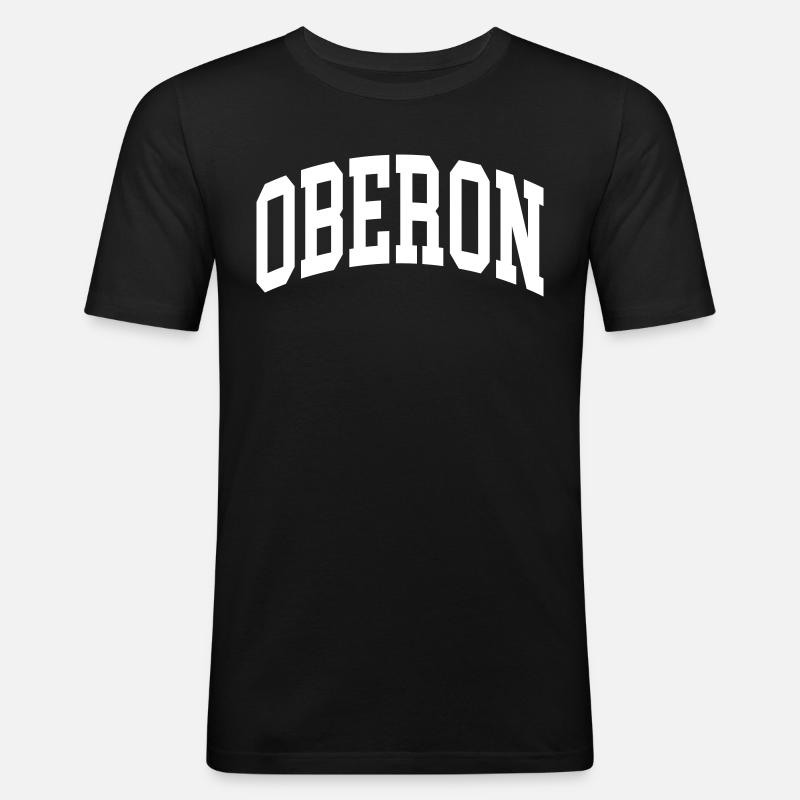 Oberon - Men's Slim Fit T-Shirt - black