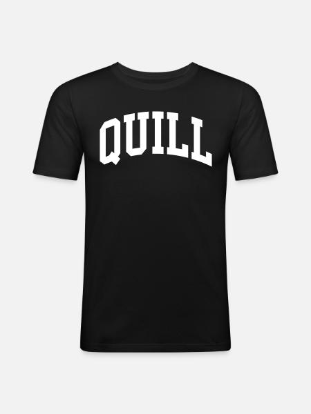 Quill - Men's Slim Fit T-Shirt - black