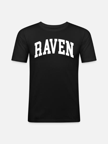 Rave - T-shirt près du corps Homme - noir