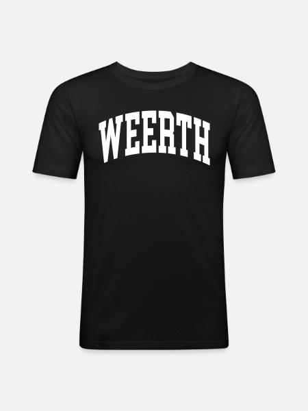 Weerth - T-shirt près du corps Homme - noir