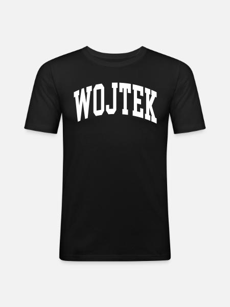 Wojtek - T-shirt près du corps Homme - noir
