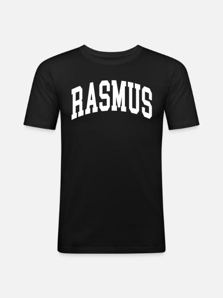 Rasmus - T-shirt près du corps Homme - noir