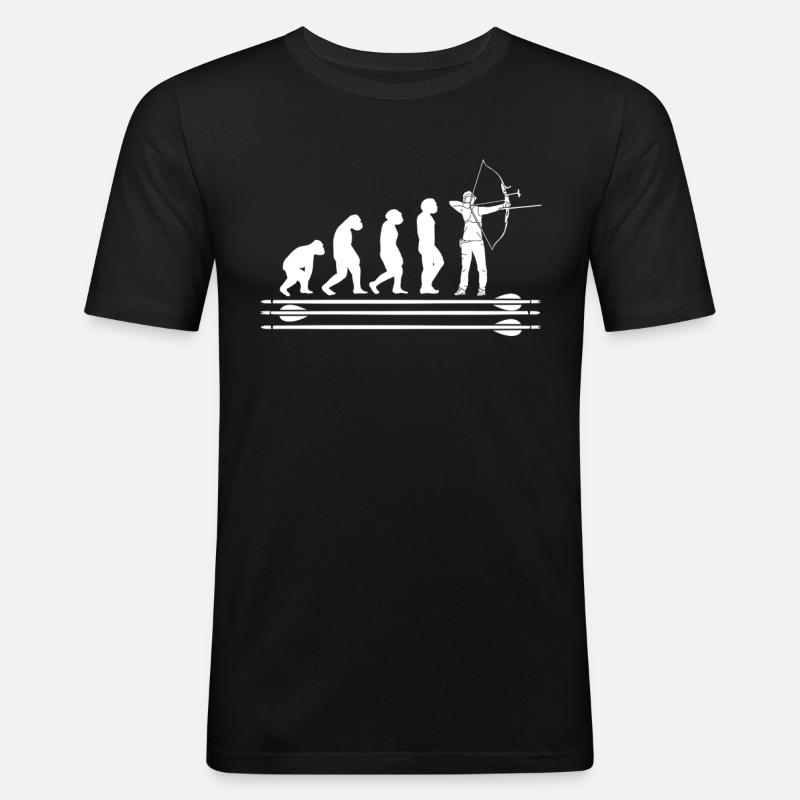 Archer Archery Sport Evolution - T-shirt près du corps Homme - noir