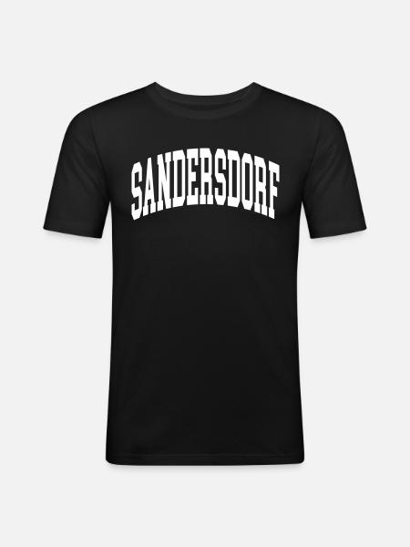 Sandersdorf - Men's Slim Fit T-Shirt - black