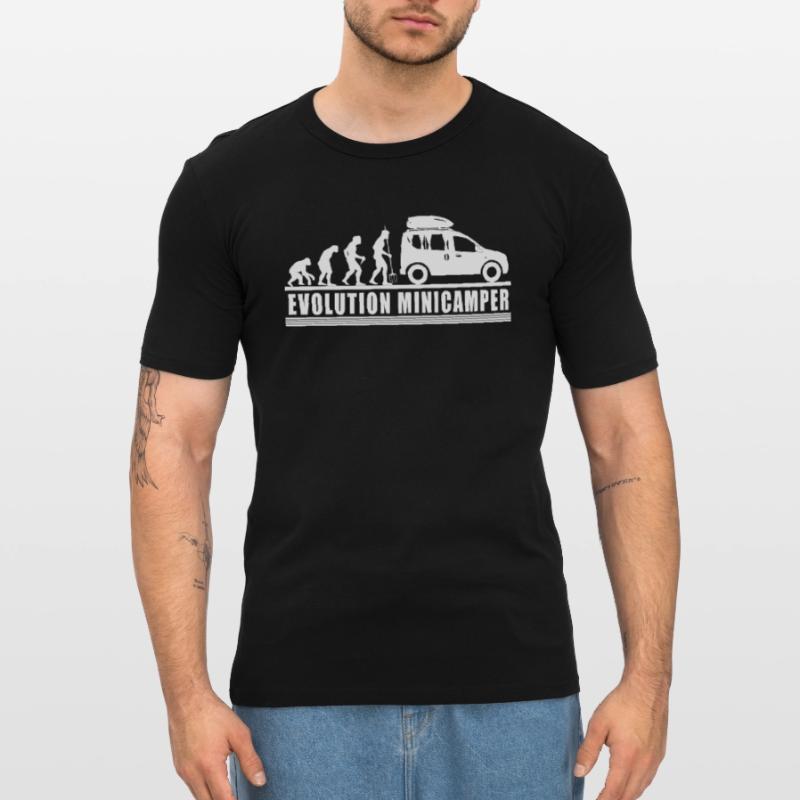 Evolution Minicamper Camping-Camper Microcamper Männer Slim Fit T-Shirt