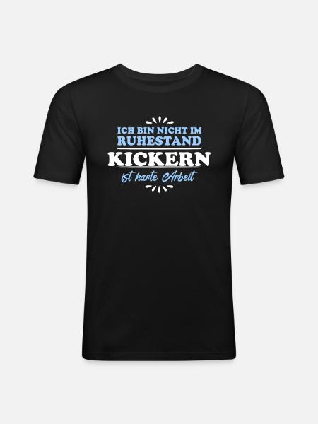Retraité Retraité Kicker - T-shirt près du corps Homme - noir