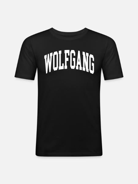 Wolfgang - Men's Slim Fit T-Shirt - black