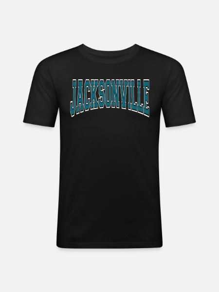 Jacksonville - Men's Slim Fit T-Shirt - black