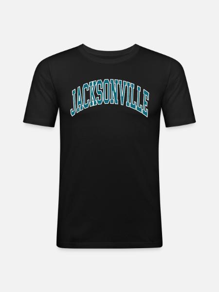 Jacksonville - Men's Slim Fit T-Shirt - black