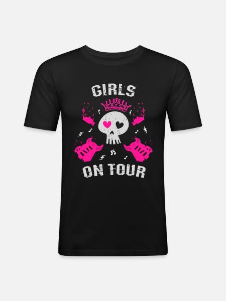 Girls on Tour - Men's Slim Fit T-Shirt - black
